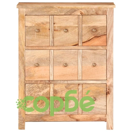 Страничен шкаф, 60x35x75 см, мангово дърво масив ➤ топ цена ➤ sorbe.bg