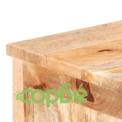 Страничен шкаф, 60x35x75 см, мангово дърво масив ➤ топ цена ➤ sorbe.bg