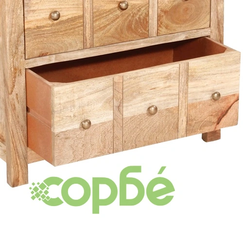 Страничен шкаф, 60x35x75 см, мангово дърво масив ➤ топ цена ➤ sorbe.bg