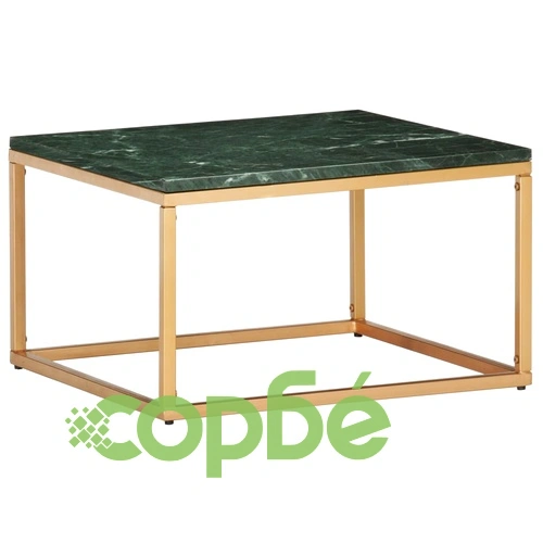 Кафе маса зелена 60x60x35 см естествен камък мраморна текстура на топ цена от sorbe.bg Кафе маса зелена 60x60x35 см естествен камък мраморна текстура ➤ топ цена ➤ sorbe.bg