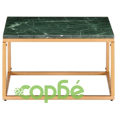 Кафе маса зелена 60x60x35 см естествен камък мраморна текстура на топ цена от sorbe.bg Кафе маса зелена 60x60x35 см естествен камък мраморна текстура ➤ топ цена ➤ sorbe.bg