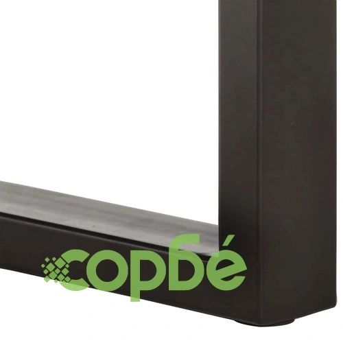 Пейка с живи ръбове, 110 см, акация масив и стомана ➤ топ цена ➤ sorbe.bg