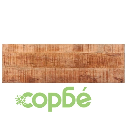 Пейка, 110 см, грубо мангово дърво масив и стомана ➤ топ цена ➤ sorbe.bg