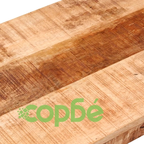 Пейка, 110 см, грубо мангово дърво масив и стомана ➤ топ цена ➤ sorbe.bg