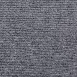 Изложбен килим, набразден, 1,2x15 м, сив