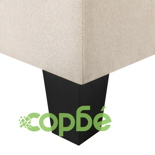 5-местен диван, кремав, текстил ➤ топ цена ➤ sorbe.bg