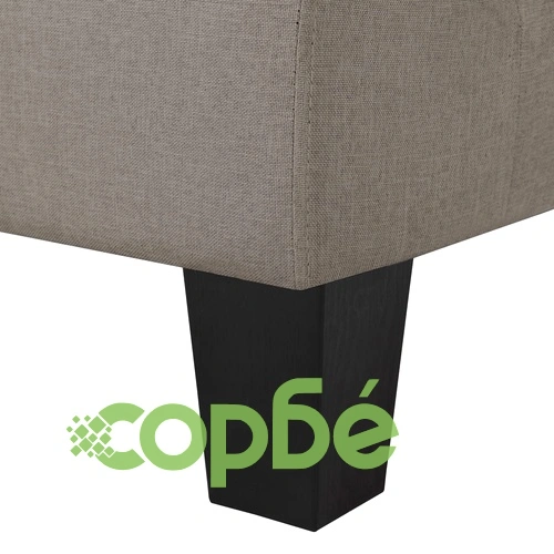 3-местен диван, таупе, текстил ➤ топ цена ➤ sorbe.bg