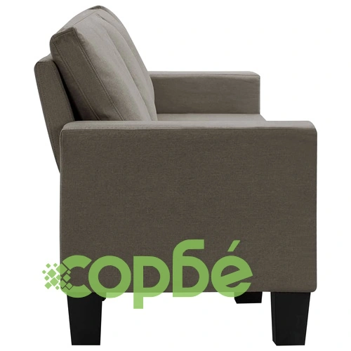 4-местен диван, таупе, текстил ➤ топ цена ➤ sorbe.bg