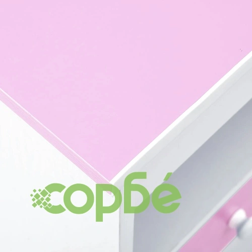 Детско бюро за рисуване, накланящ се плот, розово и бяло ➤ топ цена ➤ sorbe.bg