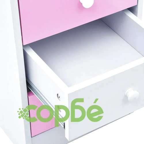 Детско бюро за рисуване, накланящ се плот, розово и бяло ➤ топ цена ➤ sorbe.bg