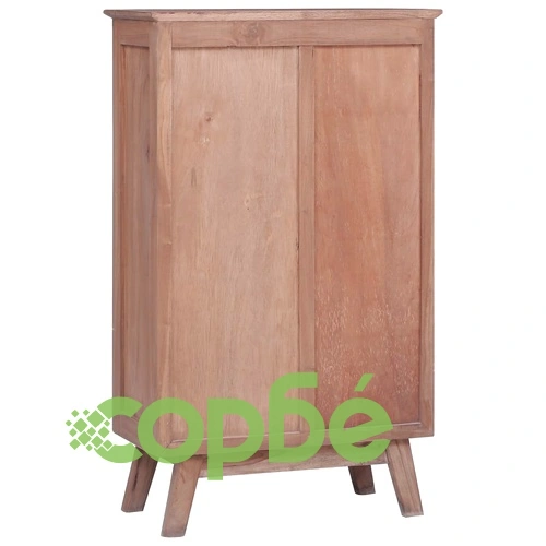 Висок шкаф, 60x30x100 см, тиково дърво масив ➤ топ цена ➤ sorbe.bg