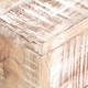 Маса за кафе, бял, 117x50x30 см, акациево дърво масив Маса за кафе, бял, 117x50x30 см, акациево дърво масив