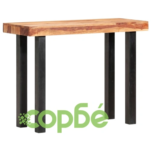 Конзолна маса, 100x40x76 см, акациево дърво масив ➤ топ цена ➤ sorbe.bg