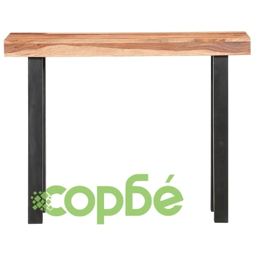 Конзолна маса, 100x40x76 см, акациево дърво масив ➤ топ цена ➤ sorbe.bg