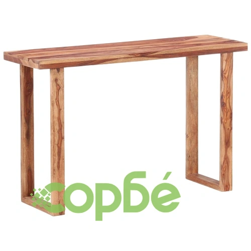 Конзолна маса, 118x40x76 см, акациево дърво масив ➤ топ цена ➤ sorbe.bg