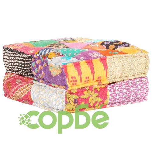 Пуф, 60x70x36 см, пачуърк, текстил ➤ топ цена ➤ sorbe.bg