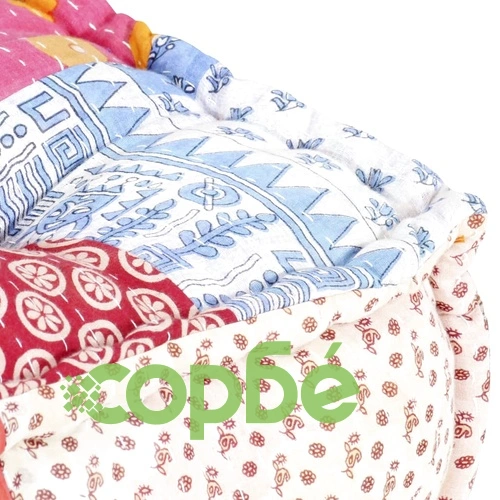 Модулен пуф, пачуърк, текстил ➤ топ цена ➤ sorbe.bg