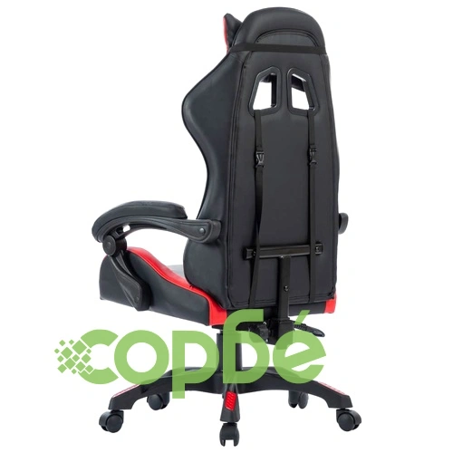 Геймърски стол, червен, изкуствена кожа ➤ топ цена ➤ sorbe.bg