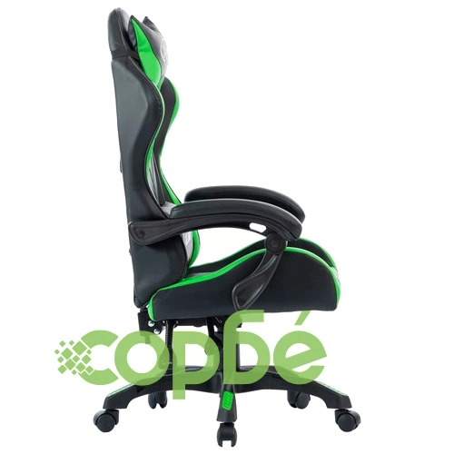 Геймърски стол, зелен, изкуствена кожа ➤ топ цена ➤ sorbe.bg