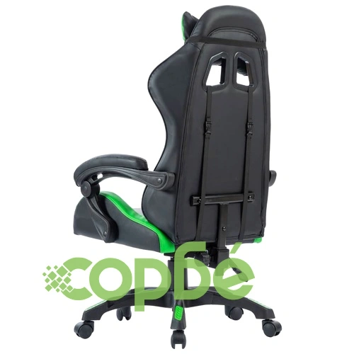 Геймърски стол, зелен, изкуствена кожа ➤ топ цена ➤ sorbe.bg