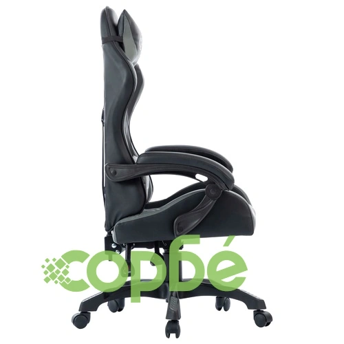 Геймърски стол, сив, изкуствена кожа ➤ топ цена ➤ sorbe.bg