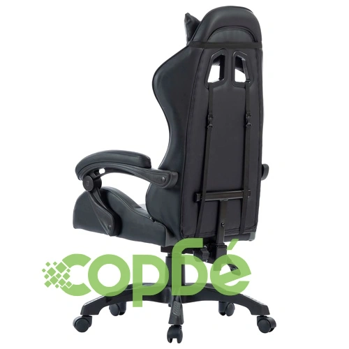 Геймърски стол, сив, изкуствена кожа ➤ топ цена ➤ sorbe.bg