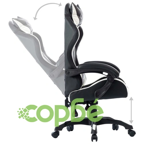 Геймърски стол, бял, изкуствена кожа ➤ топ цена ➤ sorbe.bg