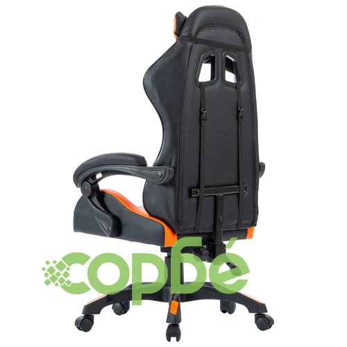 Геймърски стол, оранжев, изкуствена кожа ➤ топ цена ➤ sorbe.bg