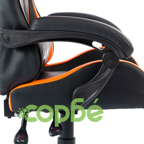 Геймърски стол, оранжев, изкуствена кожа ➤ топ цена ➤ sorbe.bg