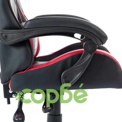 Геймърски стол, виненочервен, изкуствена кожа ➤ топ цена ➤ sorbe.bg