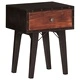 Нощно шкафче, 40х30х50 см, регенерирано дърво масив