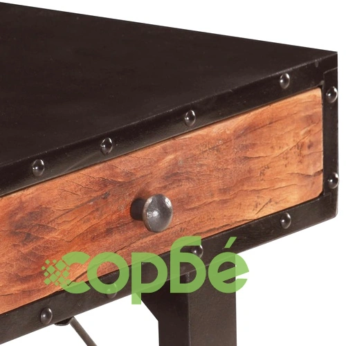 Конзолна маса, 118x35x76 см, регенерирано дърво масив ➤ топ цена ➤ sorbe.bg