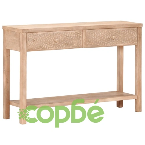 Конзолна маса, 118x30x75 cм, манго масив ➤ топ цена ➤ sorbe.bg