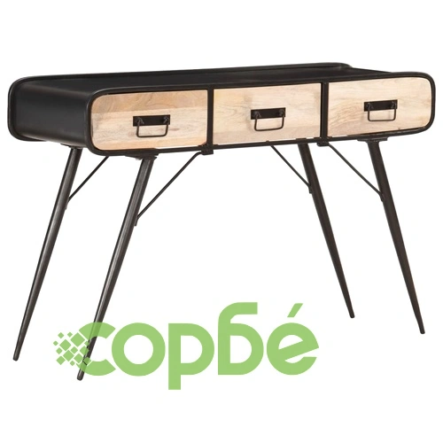 Конзолна маса, 120x35x76 cм, манго масив ➤ топ цена ➤ sorbe.bg