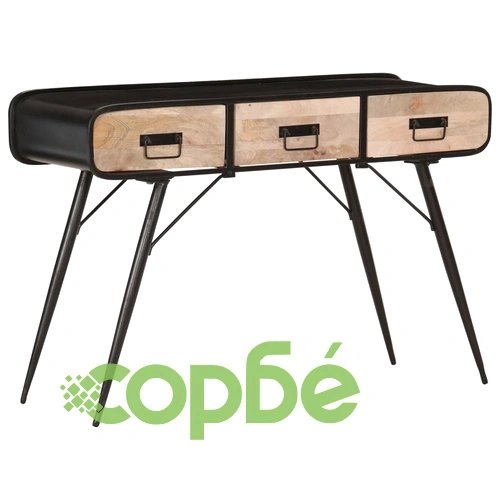 Конзолна маса, 120x35x76 cм, манго масив ➤ топ цена ➤ sorbe.bg