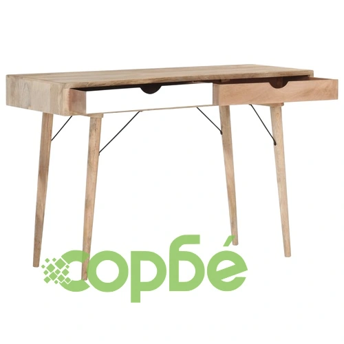 Конзолна маса, 118x45x76 см, мангово дърво масив ➤ топ цена ➤ sorbe.bg