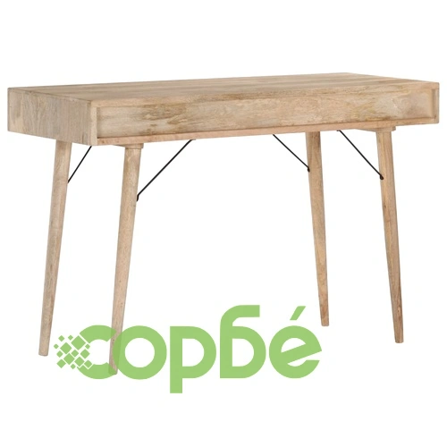 Конзолна маса, 118x45x76 см, мангово дърво масив ➤ топ цена ➤ sorbe.bg