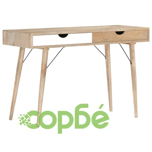 Конзолна маса, 118x45x76 см, мангово дърво масив ➤ топ цена ➤ sorbe.bg