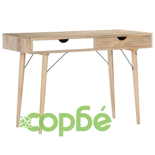 Конзолна маса, 118x45x76 см, мангово дърво масив ➤ топ цена ➤ sorbe.bg