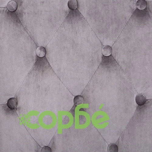 Трапезен стол, сив, кадифе ➤ топ цена ➤ sorbe.bg