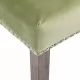 Трапезен стол, светлозелен, кадифе