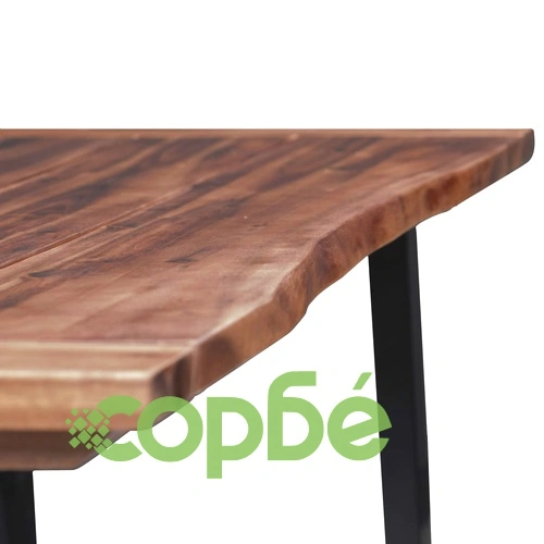 Трапезна маса, акациево дърво масив, 180x90 см ➤ топ цена ➤ sorbe.bg