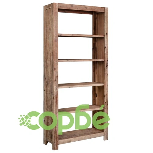 Етажерка за книги, 80x30x170 cм, акациево дърво масив ➤ топ цена ➤ sorbe.bg