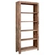 Етажерка за книги, 80x30x170 cм, акациево дърво масив
