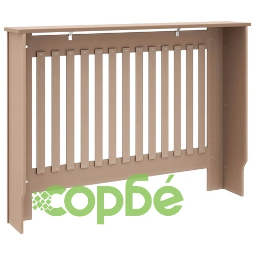 Параван за радиатор, 112x19x81,5 см, МДФ ➤ топ цена ➤ sorbe.bg