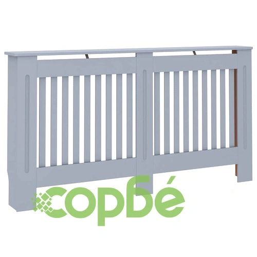 Параван за радиатор, антрацит, 152x19x81,5 см, МДФ ➤ топ цена ➤ sorbe.bg