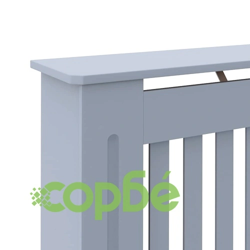 Параван за радиатор, антрацит, 152x19x81,5 см, МДФ ➤ топ цена ➤ sorbe.bg