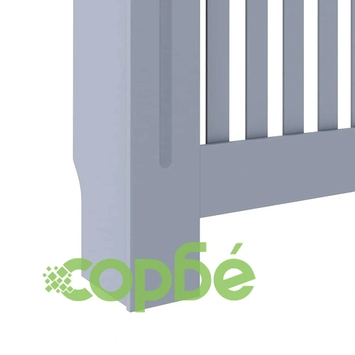 Параван за радиатор, антрацит, 172x19x81,5 см, МДФ ➤ топ цена ➤ sorbe.bg