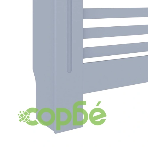 Параван за радиатор, антрацит, 112x19x81,5 см, МДФ ➤ топ цена ➤ sorbe.bg