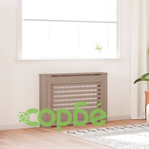 Параван за радиатор, 112x19x81,5 см, МДФ ➤ топ цена ➤ sorbe.bg